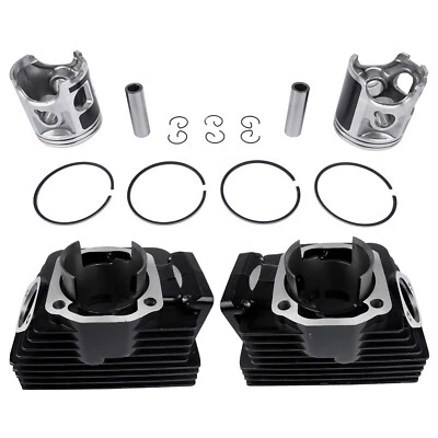 Nuevo kit de reconstrucción de extremo superior cilindros pistones anillos para Yamaha RD350 1973 1974 1975 Foto 1 de 4