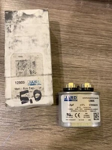 Jard 12905 Oval Motor Run Capacitor 5 MFD 370 VAC New in Box - Picture 1 of 4