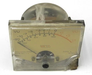Triplett VU Meter 49-8172 For Sony MCI JH-24 JH-100 JH-114, Poor Condition. JD - Picture 1 of 1