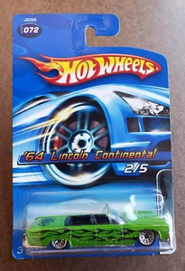 2018 Hot Wheels '64 LINCOLN CONTINENTAL Green #072 TAG RIDES SERIES #2/5 LW 1:64 - Picture 1 of 16