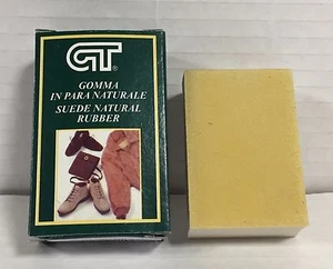 GT GOMMINA IN For Natural Cleanliness Nubuck Chamois Rubber For Clean Shoes Bags - Imagen 1 de 1