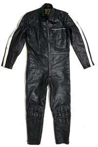 WADDINGTON UK Vintage Motocicleta Motociclista Combi Traje Race Suit 46 S-M - Imagen 1 de 8