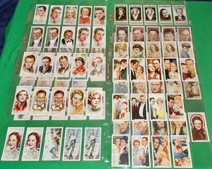 Carte Tabacco anni '30 Collezione Film Stars...Giocatore, Carreras, Gallaher, Lloyd++ - Foto 1 di 15