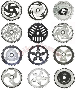 24 Models! Steel Bicycle Bike Sprocket Chainring 44Teeth Cruiser Chopper BMX - Picture 1 of 29