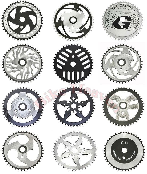 24 Models! Steel Bicycle Bike Sprocket Chainring 44Teeth Cruiser Chopper BMX - Image 1 of 1