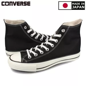 Converse Canvas All Star J OX Black Hi Made in Japan US 4-11.5 New - Picture 1 of 10