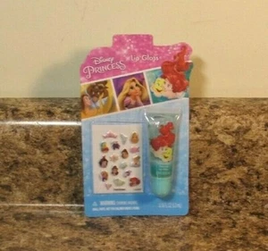 Disney Prinzessin Arielle Wassermelone Lipgloss Nagelsticker Set Die kleine Meerjungfrau  - Bild 1 von 3