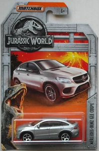 Matchbox 2015 Mercedes-Benz GLE Coupe silbermetallic Jurassic World Neu/OVP ´15 - Picture 1 of 5
