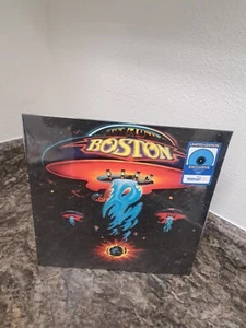 BOSTON Self Titled NEW FLAME BLUE VINYL with HYPE STICKER.... - Picture 1 of 4