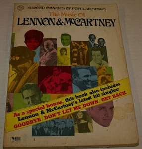 The Music Of Lennon & Mc Cartney Second Omnibus Of Popular Songs 1969 170 Pgs - Picture 1 of 3