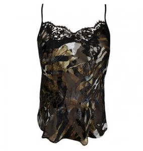 LISE CHARMEL ALH4207 GLAMOUR COUTURE CAMISOLE IN BLACK/MULTI - Picture 1 of 3