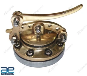 Custom Gas Combustible Tanque Tapa Latón Para Harley Flotador Chopper Hot Rat - Imagen 1 de 7