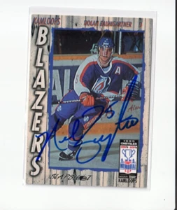 NOLAN BAUMGARTNER autographed SIGNED'95 KAMLOOPS BLAZERS MEMORIAL CUP card - Picture 1 of 1