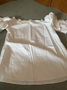 Ted Baker White Off the Shoulder Blouse in Size 2 (UK 10) - Picture 1 of 4