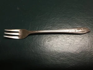 Rogers Silverplate Appetizer Shrimp Fork Springtime - Picture 1 of 3