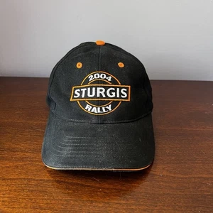 Gorra Sturgis 2004 Rally Talla Única Ajustable Bordada Negra Moto De Colección - Imagen 1 de 6