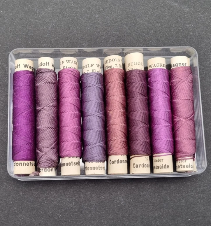 Cordonnet Seide Rudolf Wagner Nähseide / Silk Thread Hilo de Seda Soie - Bild 1 von 1
