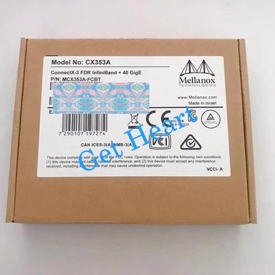 NEW Mellanox MCX353A-FCBT ConnectX-3 40Gigabit Ethernet PCI Express Network Card - Image 1 of 3