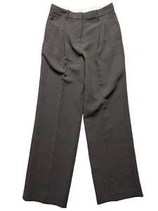 Aritzia Wilfred The Effortless Pant Damen 10 High Waist weites Bein grau - Bild 1 von 13