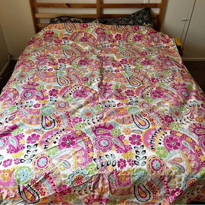 Pottery Barn Teen pink pastel cotton duvet set pillowcases size twin - Image 1 of 4