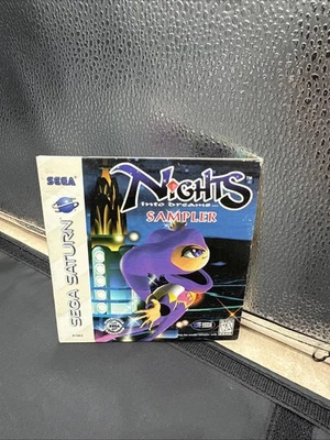 Nights Into Dreams... Disco de demostración Sega Saturn Sampler + funda Foto 1 de 4