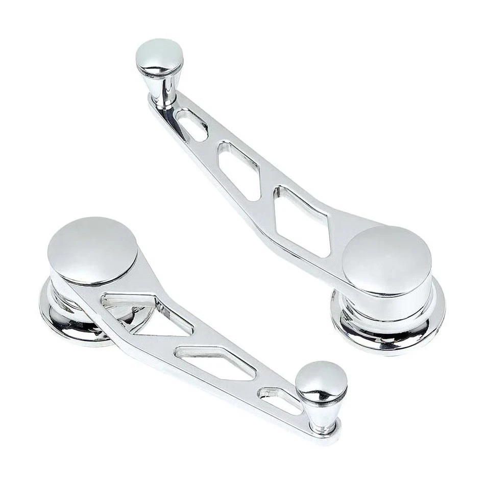 Manivela de ventana Lokar IDH-2015 - 3/8 pulgadas ranura cuadrada - aluminio - pulido - par Foto 1 de 1