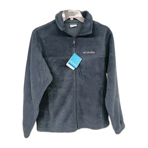 NEW Columbia Full Zip Fleece Blue Work Jacket Men's Large - Picture 1 of 4