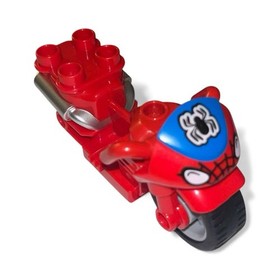 Lego Duplo Building Block Toy Replacement DC Comics Spider-Man MOTORCYCLE