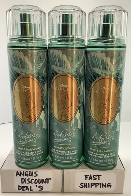 Bath & Body Works “3 Pack” DISNEY PRINCESS ARIEL Fine Fragrance Mist 8 fl oz - Image 1 of 2