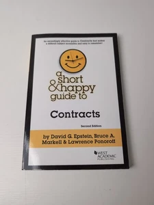 A Short and Happy Guide to Contracts (Short & Happy Guides) - Paperback - GOOD - Imagen 1 de 6