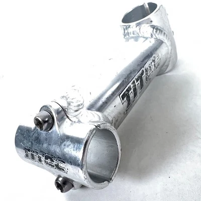 Vintage Titec Stem 1 1/8 in Threadless 25.4 mm MTB 120 mm 2 Bolt Silver 90s A5 - Image 1 of 4