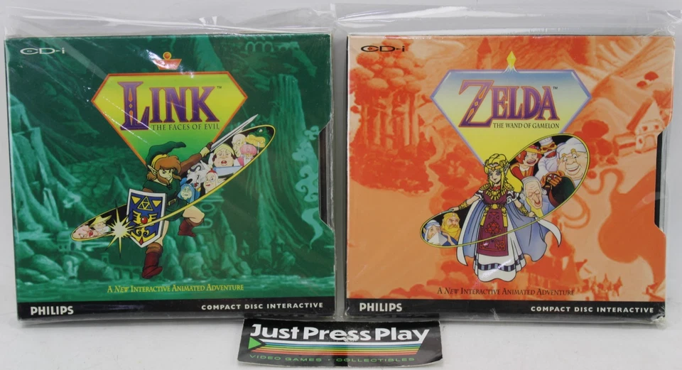 Philips CDi Zelda Gamelon + Link Faces Evil Factory Sealed w/ Macy's Sticker - Image 1 of 4
