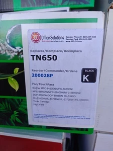 Cartucho de tóner de alto rendimiento negro para Brother TN-650 - Imagen 1 de 2