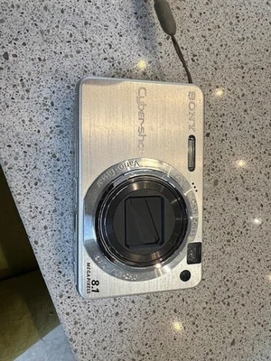 Sony Cyber-shot DSC-W150 8.1MP Digital Camera - Silver - Image 1 of 3