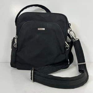 Travelon Black Crossbody Anti Theft Purse RFID Pocket Zippers Adjustable Classic - Bild 1 von 16
