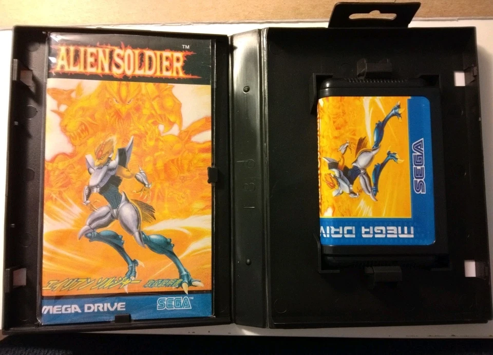 Alien Soldier Sega Genesis Includes Case, Cartridge & Manual. - Image 1 of 4