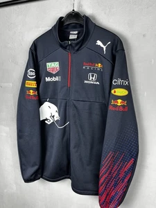 Puma Red Bull Racing Official Teamline Softshell Jacket Formula 1 2021 Men's L  - Picture 1 of 17