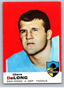 1969 Topps Football Set-Break #129 Steve DeLong Chargers *WSC* - Bild 1 von 2
