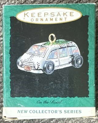 HALLMARK ON THE ROAD #1 SERIE 1993 MINIATURA ADORNO DE NAVIDAD Foto 1 de 2