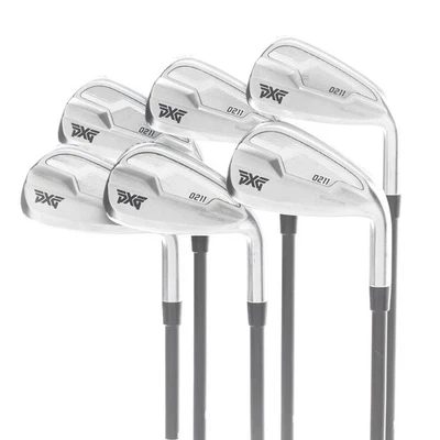 PXG 211 5-PW Iron Set Mitsubishi MMT 70 Graphite Shaft Regular Flex Right Handed - Image 1 of 4
