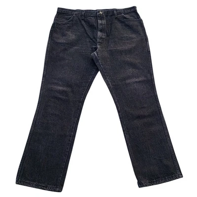 Vintage Rustler Jeans Men's Size 40x32 Made in USA Black Faded Western Tag 42x32 - Image 1 of 4