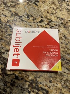 Sawgrass Sublimation Ink Sublijet For Ricoh GX E7700N GX E3300N Yellow EXP 4/20 - Picture 1 of 4