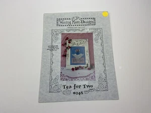 Waxing Moon Designs Tea For Two Counted Cross Stitch Pattern With Tea Charms - Picture 1 of 4