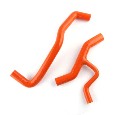 Fit 1996-2004 Ford Mustang GT 4.6L V8 Orange Pipe Silicone Radiator Coolant Hose - Image 1 of 4