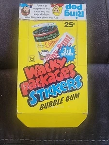 1980 Topps Wacky Packs (empty Box) - Picture 1 of 2