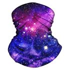Blue Galaxy Space Neck Gaiter Helmet Liner Camouflage Multi Function Face Mask