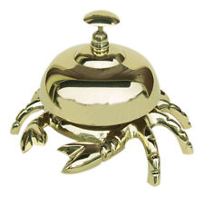 Tresenglocke - Krabbe Glocke Messing Ø=13cm Sea4You maritime Dekoration