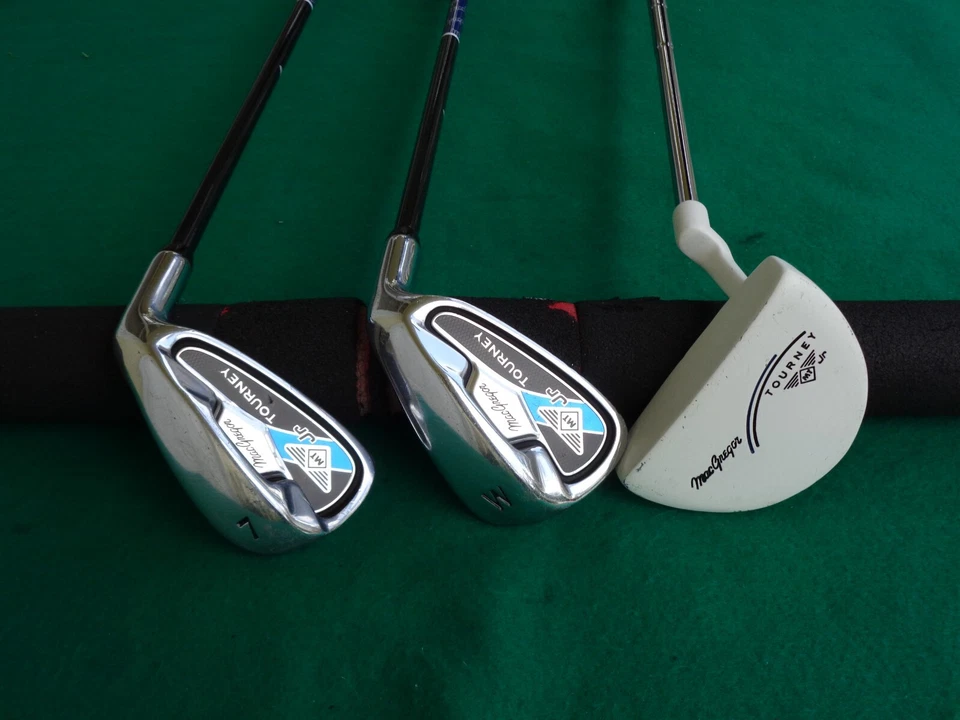 Junior Jr MacGregor MT Tourney Golf Club Set Irons & Putter Kids Youth Childs RH - Image 1 of 4