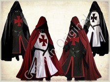Medieval Templar Knight Crusader Surcoat & Cloak Reenactment SCA Larp German