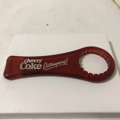 Vintage Rare Coca-Cola Cherry Coke Bottle Opener Outrageous Plastic 4” - Image 1 of 4